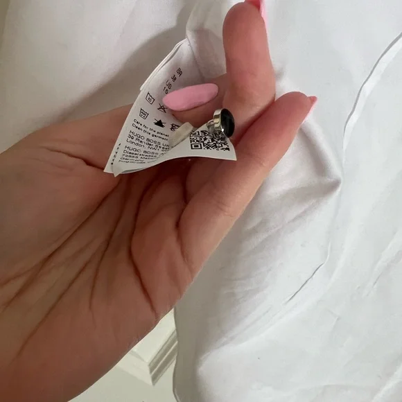 Boss Hank slim fit easy iron bibbed tuxedo shirt - Picture 6 of 12